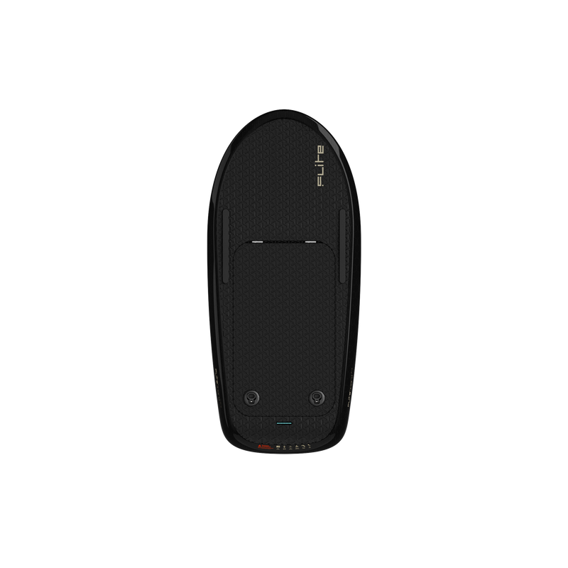 Top view of a Series 3 Black Fliteboard ULTRA eFoil board