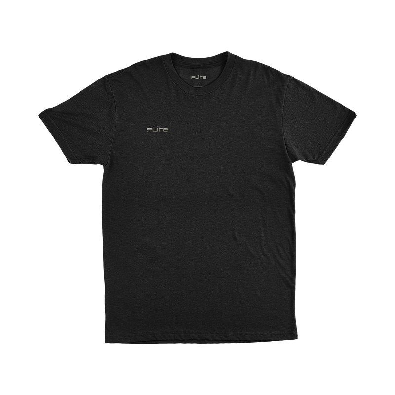 Black Flite T Shirt Small With Fliteboard Logo