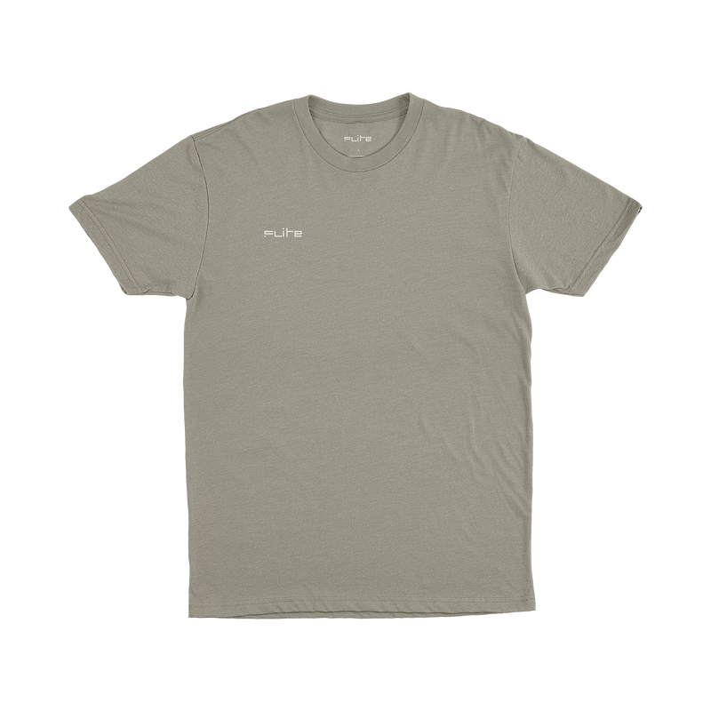 Khaki Flite T Shirt Small With Fliteboard Logo